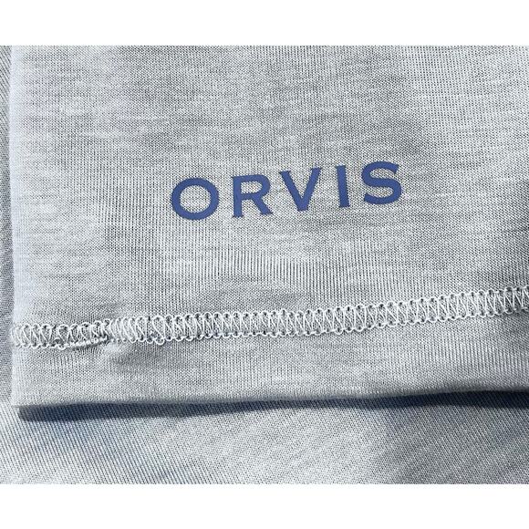 ORVIS Powder Blue 1/4 Zip Pullover Athletic Shirt Lightweight - Picture 5 of 6